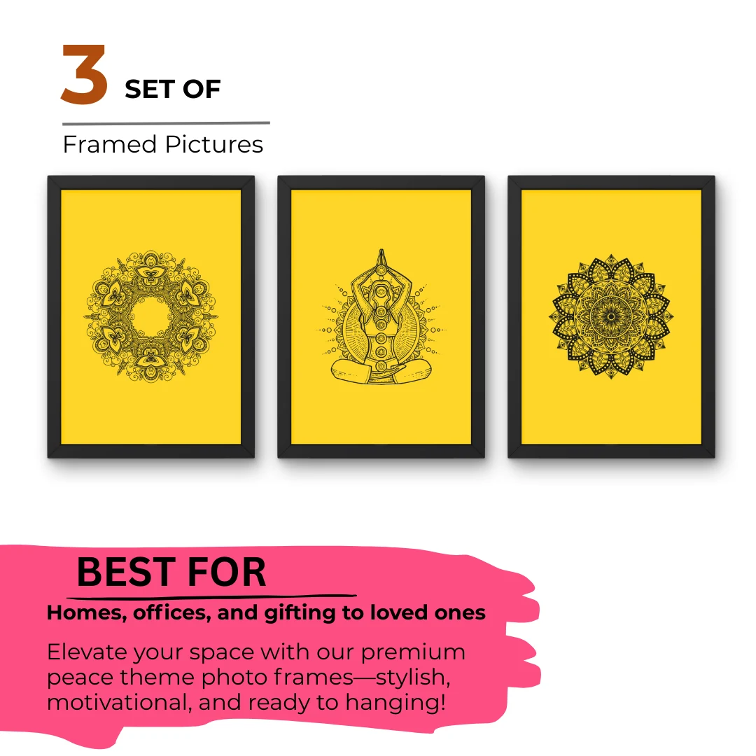 Spiritual Meditation Religious Wall Decor Photo Frame