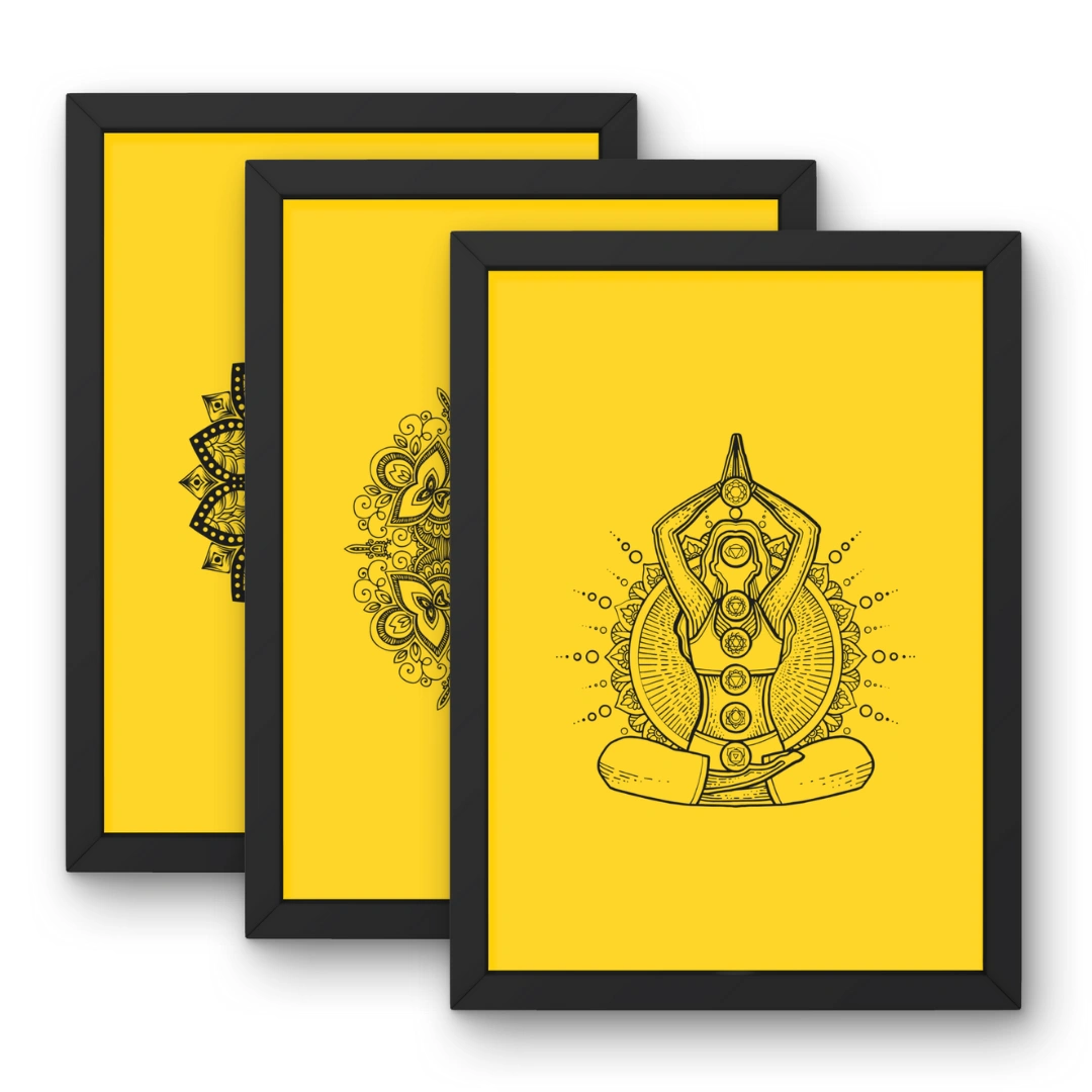 Spiritual Meditation Religious Wall Decor Photo Frame - Image 4